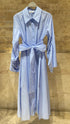 26SS-BZ2160 Belted Maxi Dress - Brown Loft