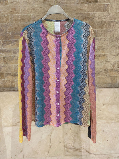 67895-1300 Knit Lurex Top توب تريكو بخيوط اللوريكس