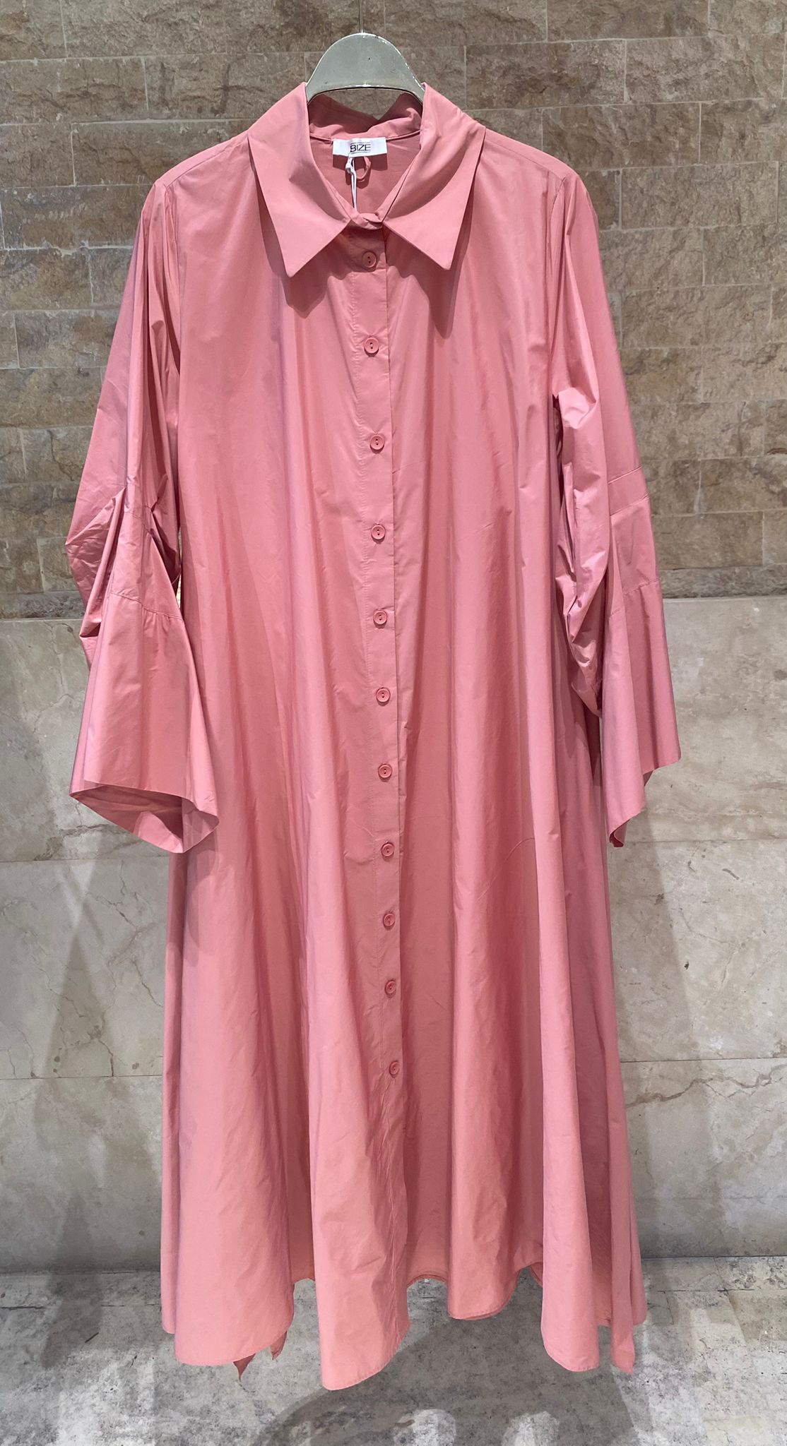 26SS-BZ2160 Belted Maxi Dress - Brown Loft
