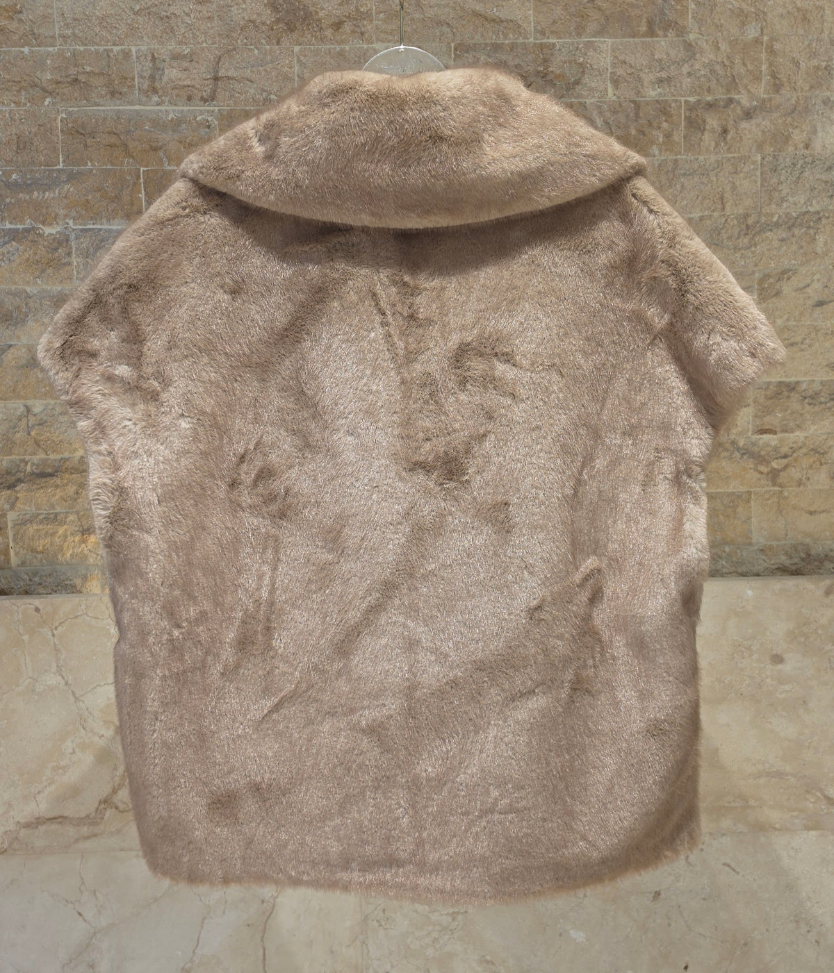 Emily Faux Fur Sleeveless Vest