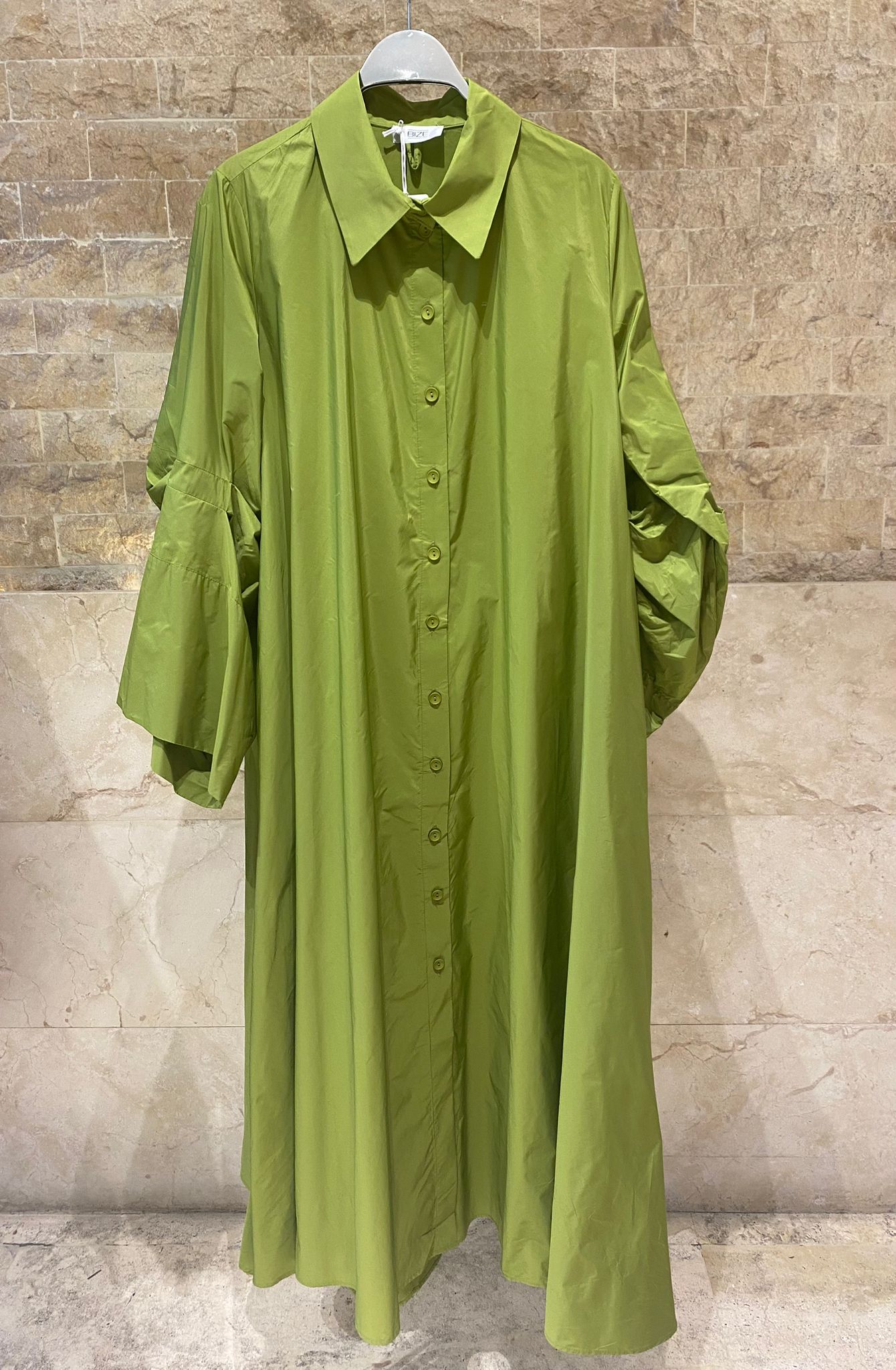 26SS-BZ2160 Belted Maxi Dress - Brown Loft