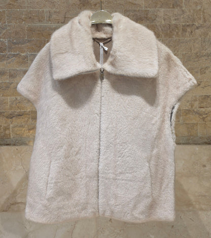 Emily Faux Fur Sleeveless Vest