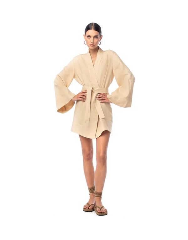 St. Raphael Mini Dress Kimono فستان سانت رافائيل الصغير كيمونو