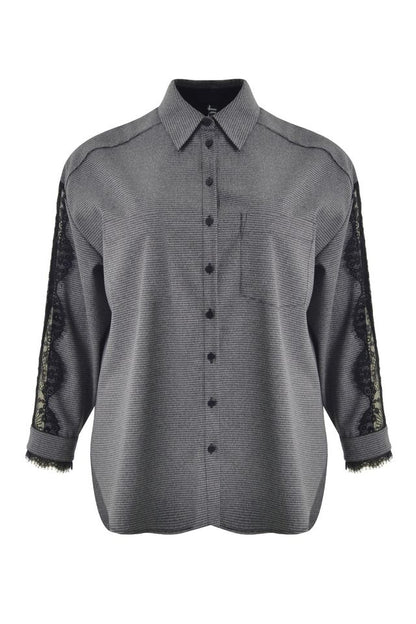 Lace Detail Shirt &amp; Jogger Set 8601.3042/2066