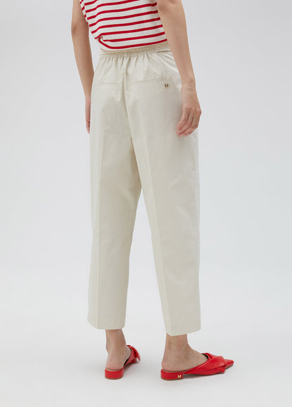 MS2514018 Cropped Tailored Pants - Brown Loft