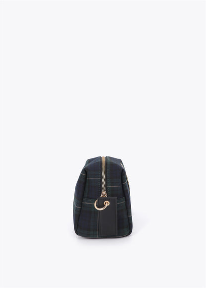 LF2612001 Tartan Fabric Toiletry Bag