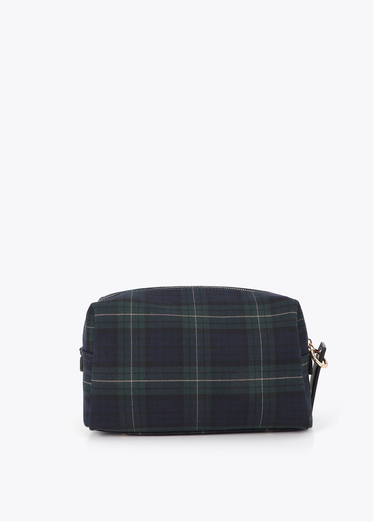 LF2612001 Tartan Fabric Toiletry Bag