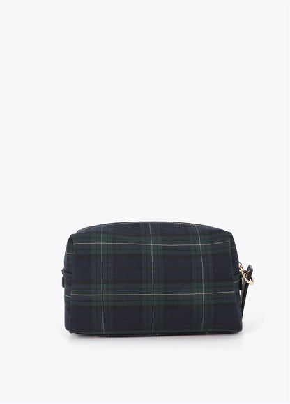 LF2612001 Tartan Fabric Toiletry Bag
