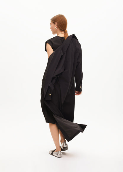 2501021 Long Trench Coat - Brown Loft