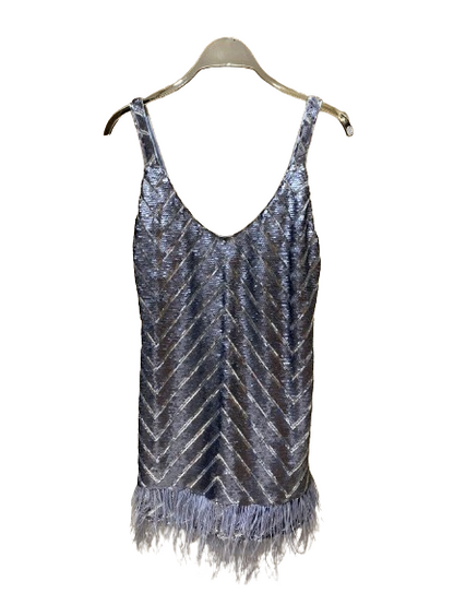 Sequin Midi Dress - 34-3055 - Brown Loft
