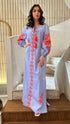 Long Kaftan Dress - AWSS-187 - Brown Loft