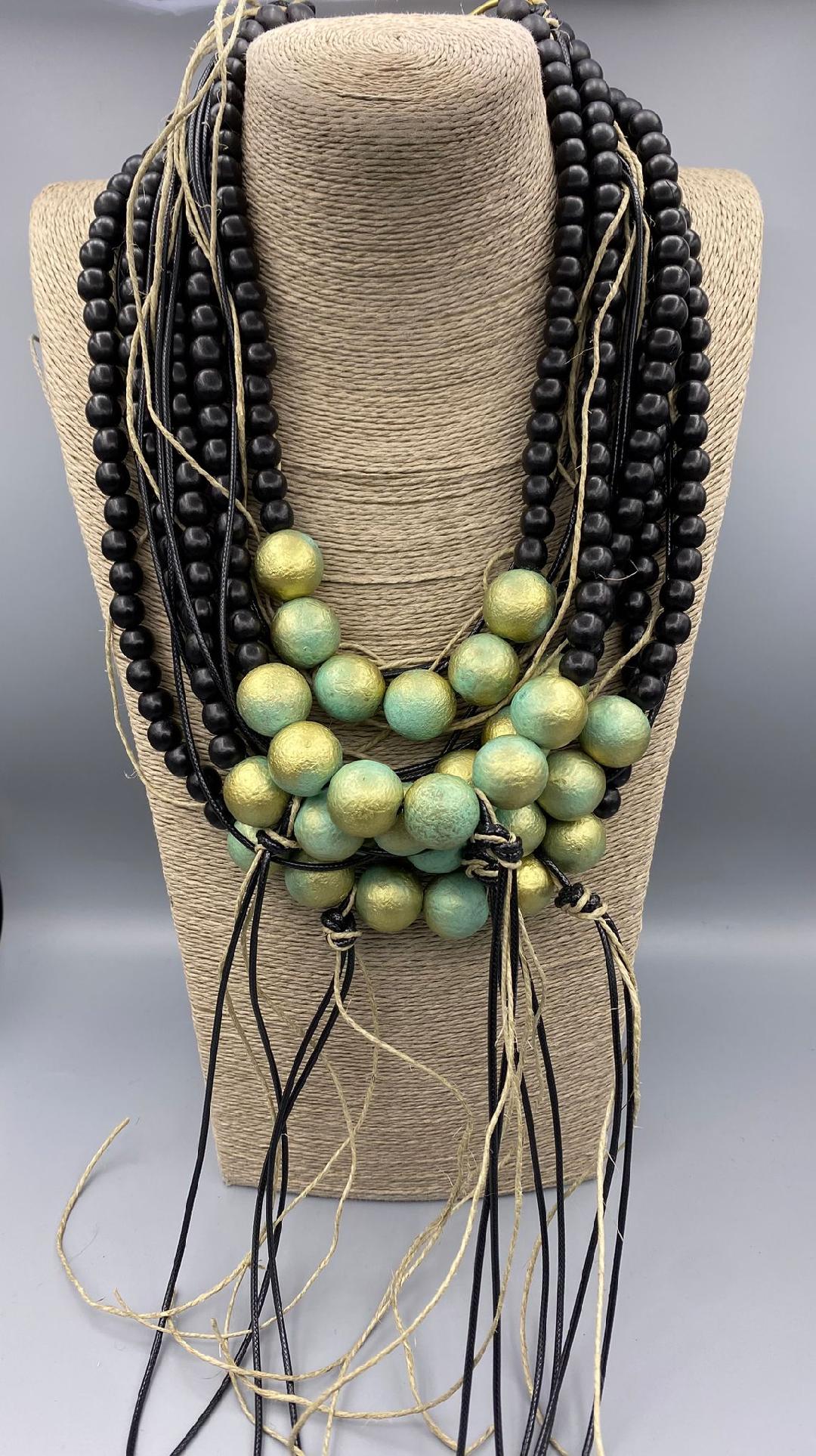 Afrostyle Layered Necklace - 300422 - Brown Loft