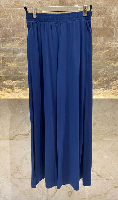 High Waist Wide Leg Cotton Pants - 8301.2070 - Brown Loft