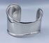 Geometric Wide Organic Bone Open Cuff Bracelet - BPU981 - Brown Loft