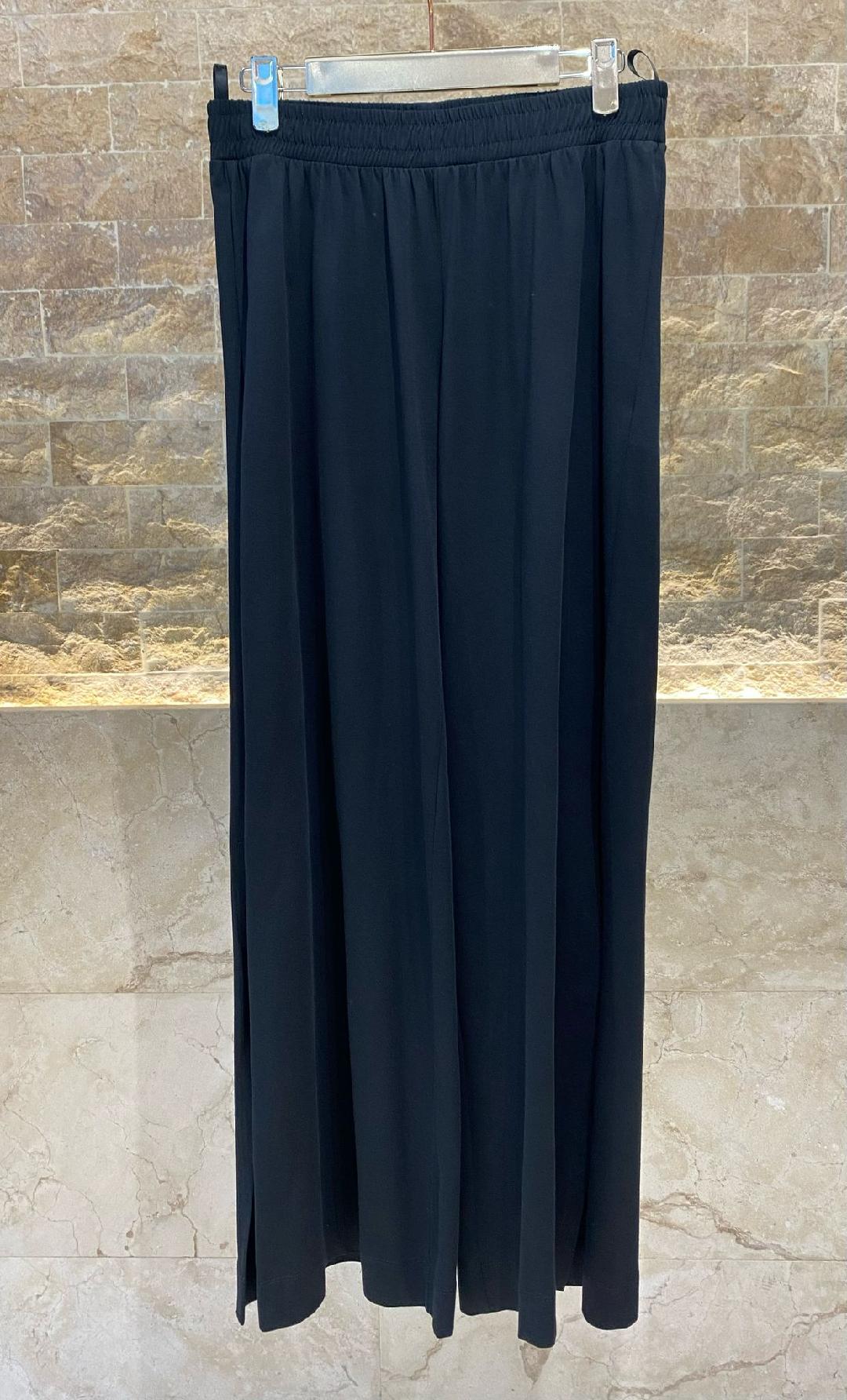 High Waist Wide Leg Cotton Pants - 8301.2070 - Brown Loft