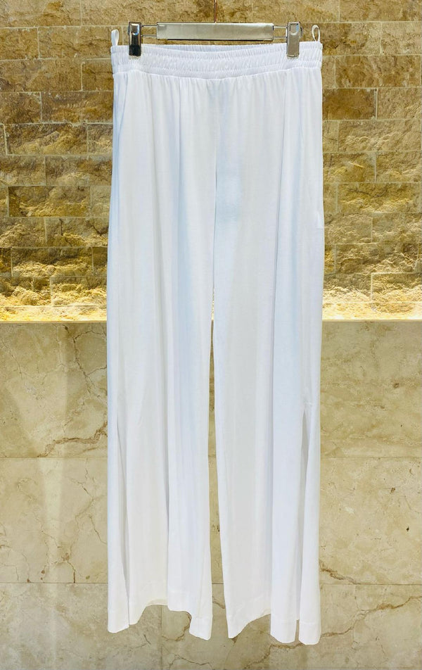 High Waist Wide Leg Cotton Pants - 8301.2070