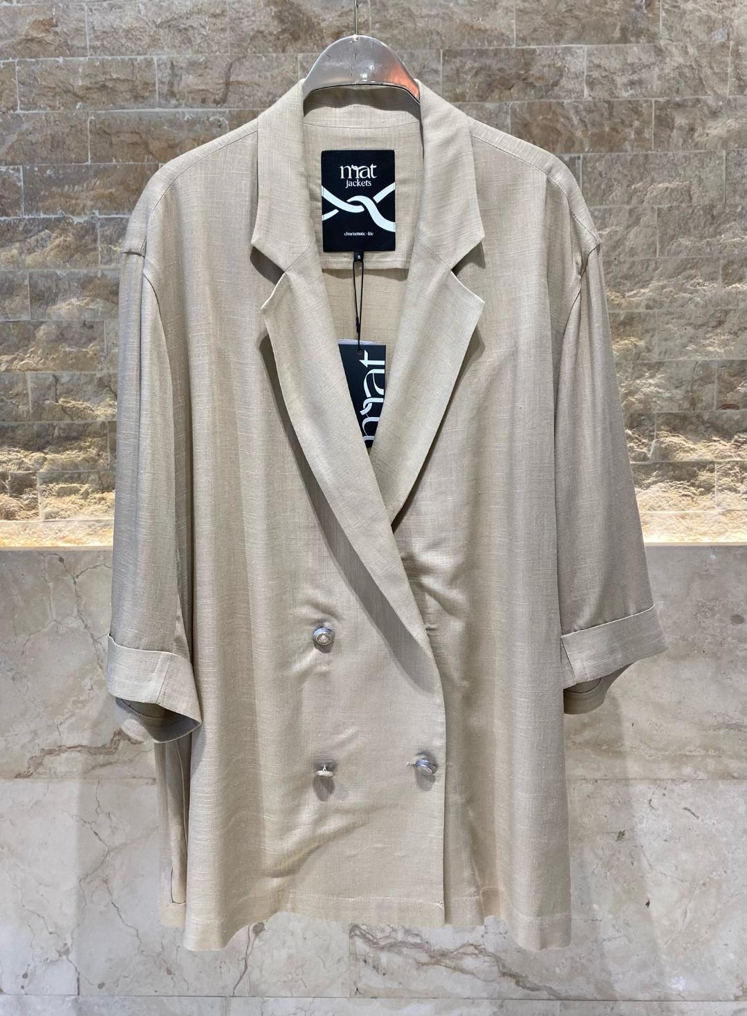 Oversized Linen Jacket - 8301.4011 - Brown Loft