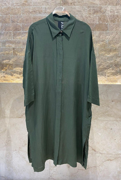 فستان لينين واسع 8301.7134