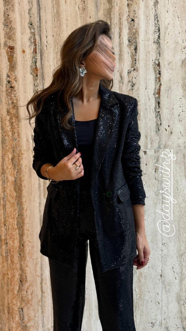 LF2402012 (Sequins Knit Jacket) سترة متماسكة الترتر