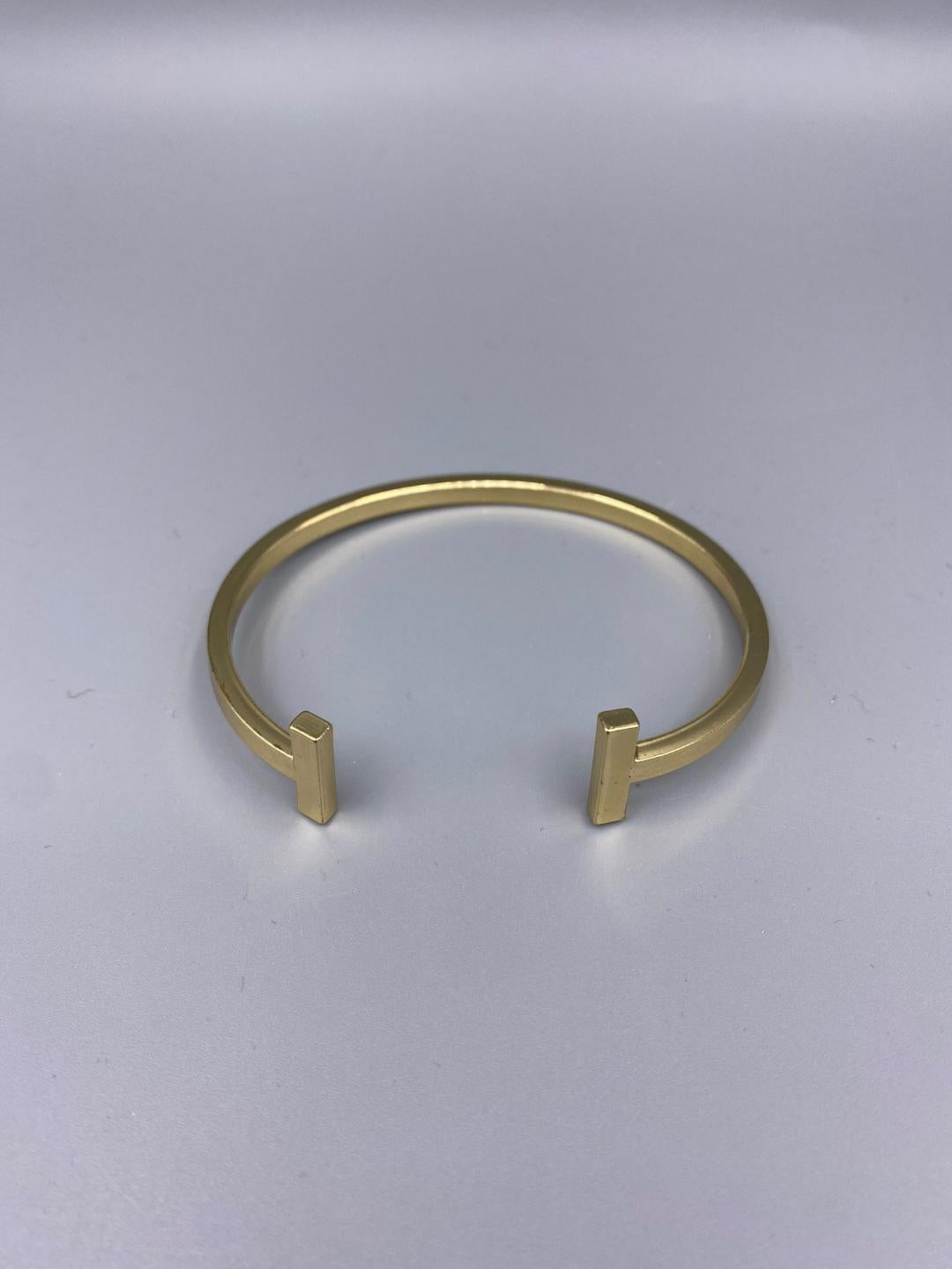 Open Bracelet with T Bar