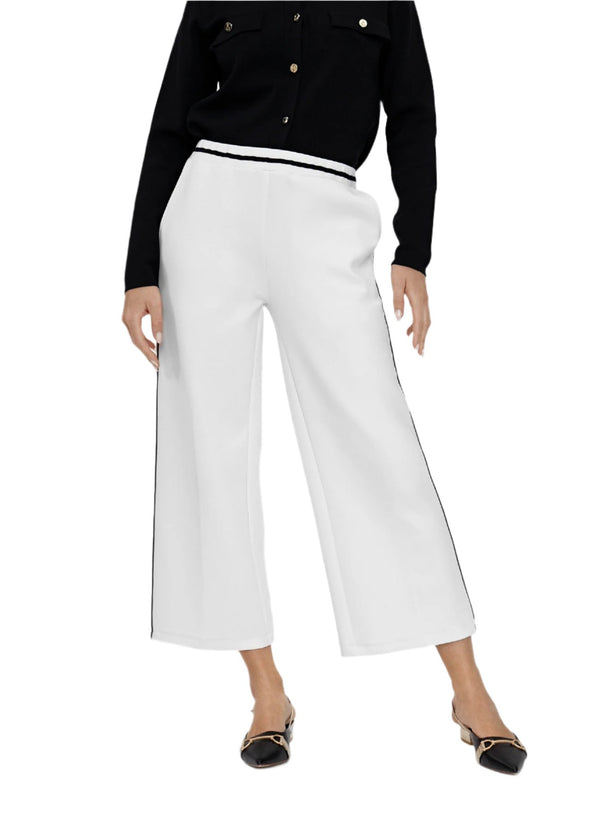 LS2414009 Cropped Monochrome Pants السراويل أحادية اللون اقتصاص