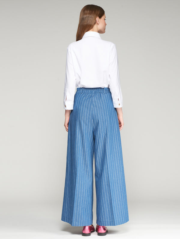 Palazzo Denim Pants - 32554