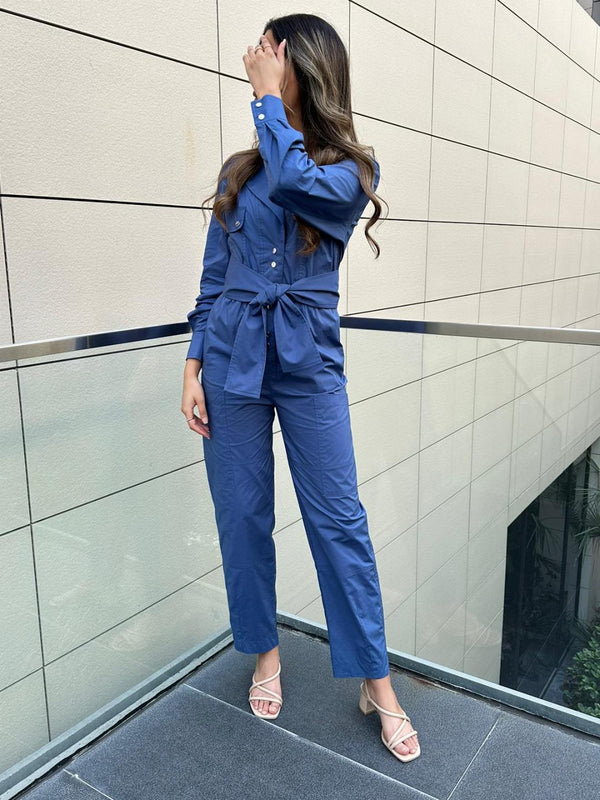 23TU242 Denim Jumpsuits حللا الدينيم