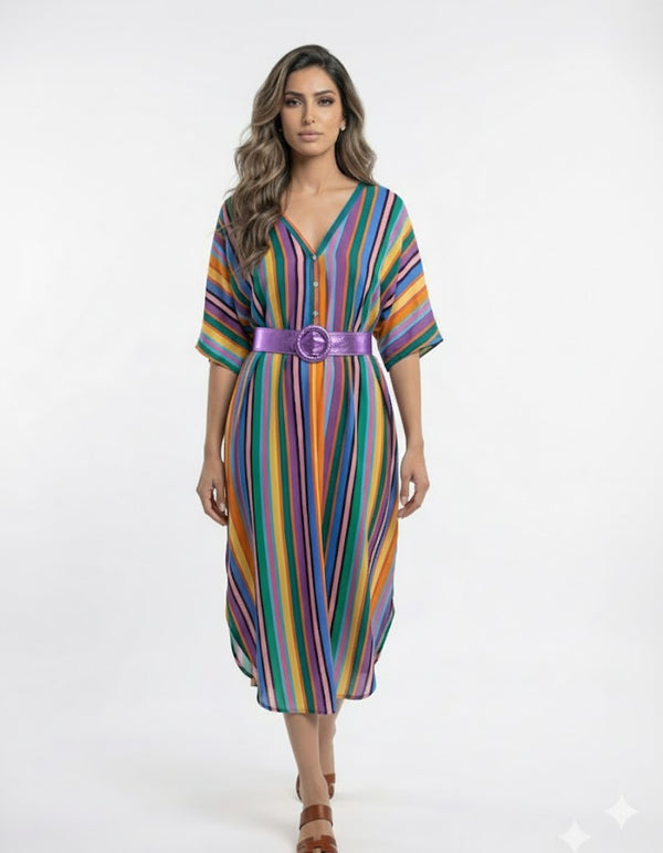 45101 Belt حزام جلدي عريض لامع مع مشبك حلقي