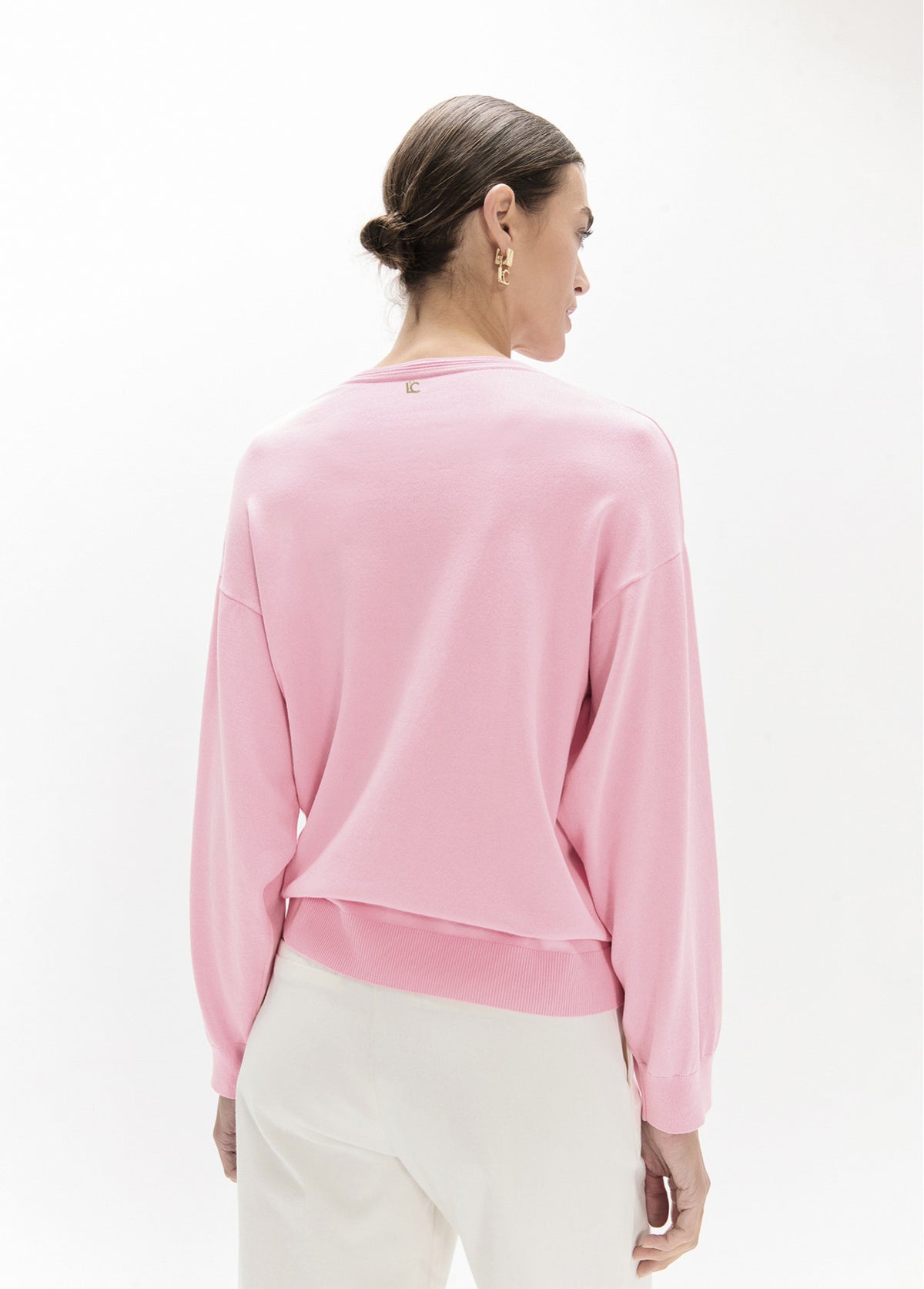 LF2611026 V Neck Sweater Top