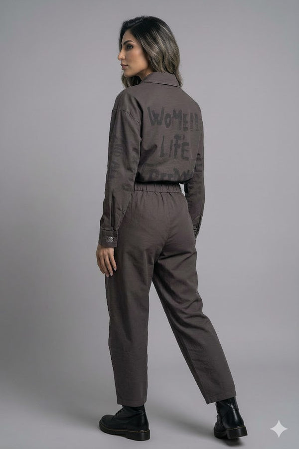 CVA223606-2 Collared Shirt Jacket سترة قميص بياقة