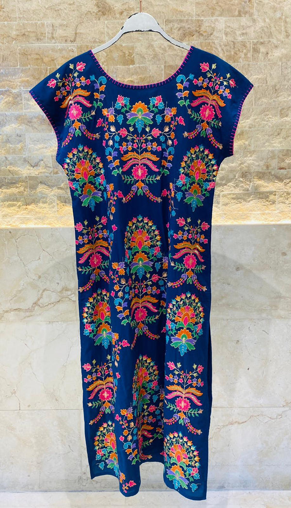 Embroidered Malachite Kaftans